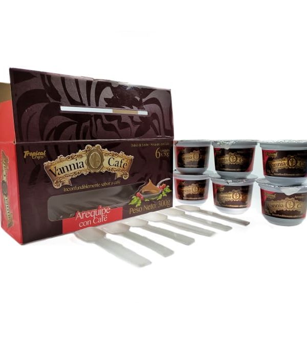 Arequipe de caf&eacute; 50gr 6 unid