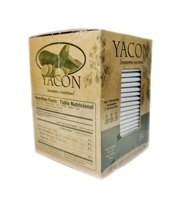 Aromática de yacón 24 bolsitas