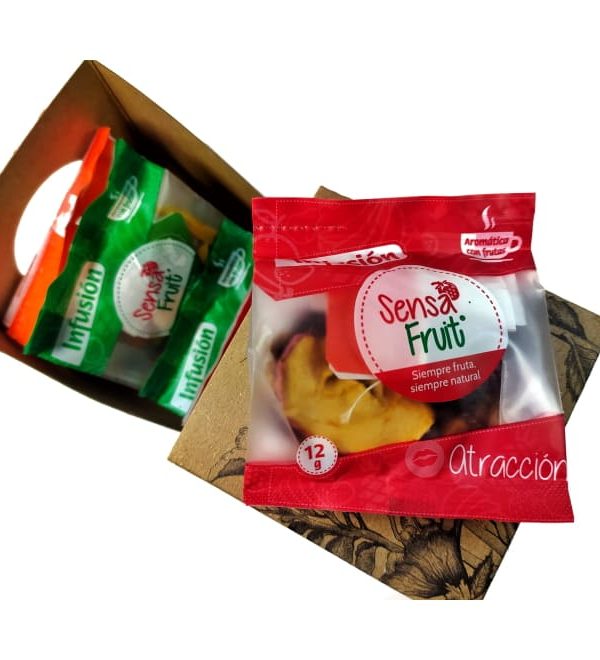 Aromática fruta deshidratada 6 unds