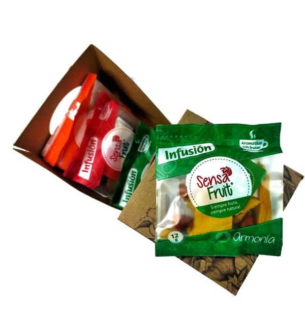 Aromática fruta deshidratada 6 unds