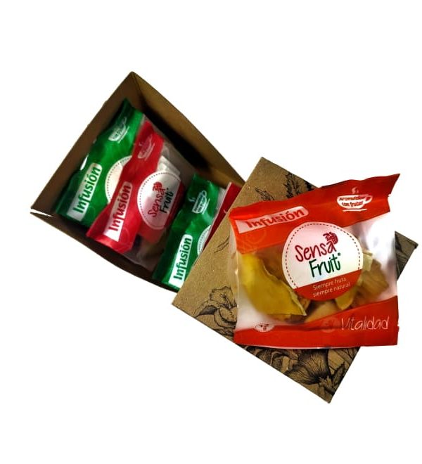 Aromática fruta deshidratada 6 unds