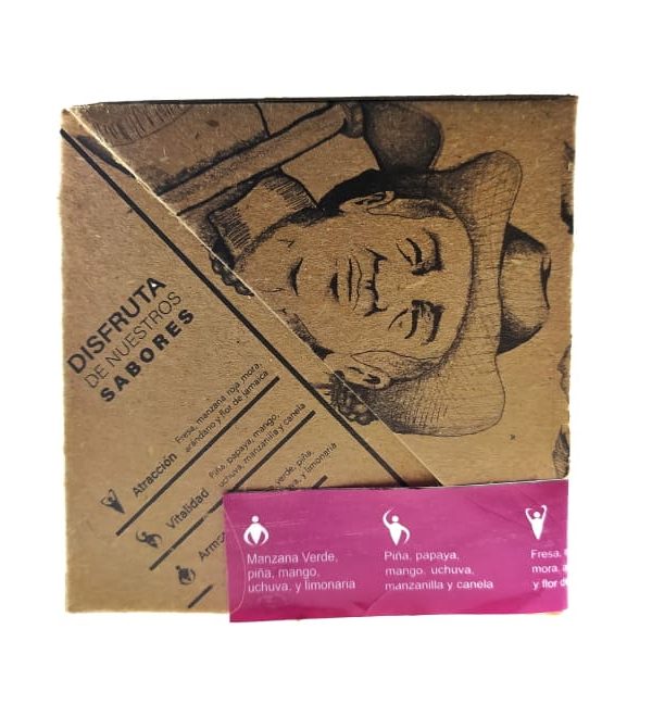 Aromática fruta deshidratada 6 unds