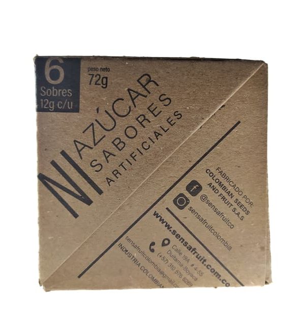 Aromática fruta deshidratada 6 unds