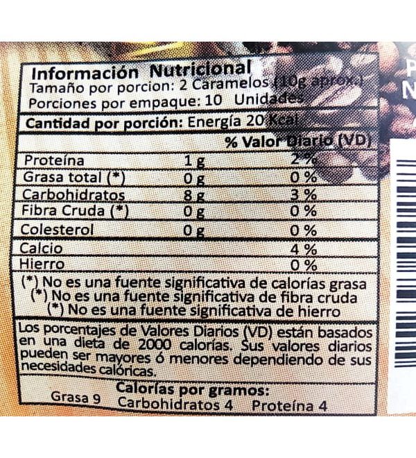 Caramelo de café con stevia 10 unid