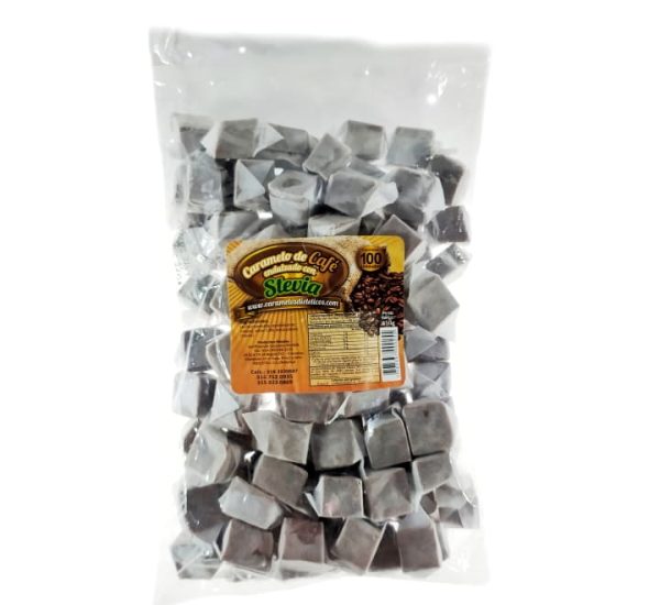 Caramelo de café con stevia 100 unid