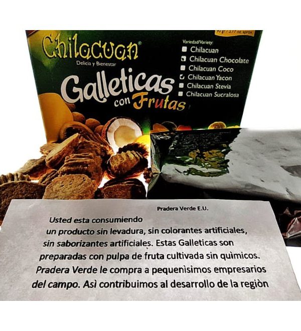Galleticas de chilacuán con frutas 90gr