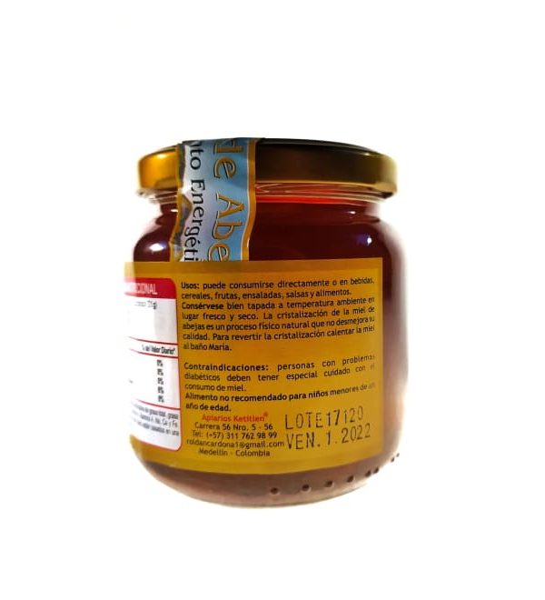 Miel de abejas 250gr