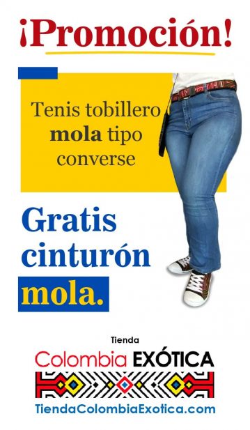 Promo Tenis tobillero mola tipo converse gratis cintur&oacute;n mola